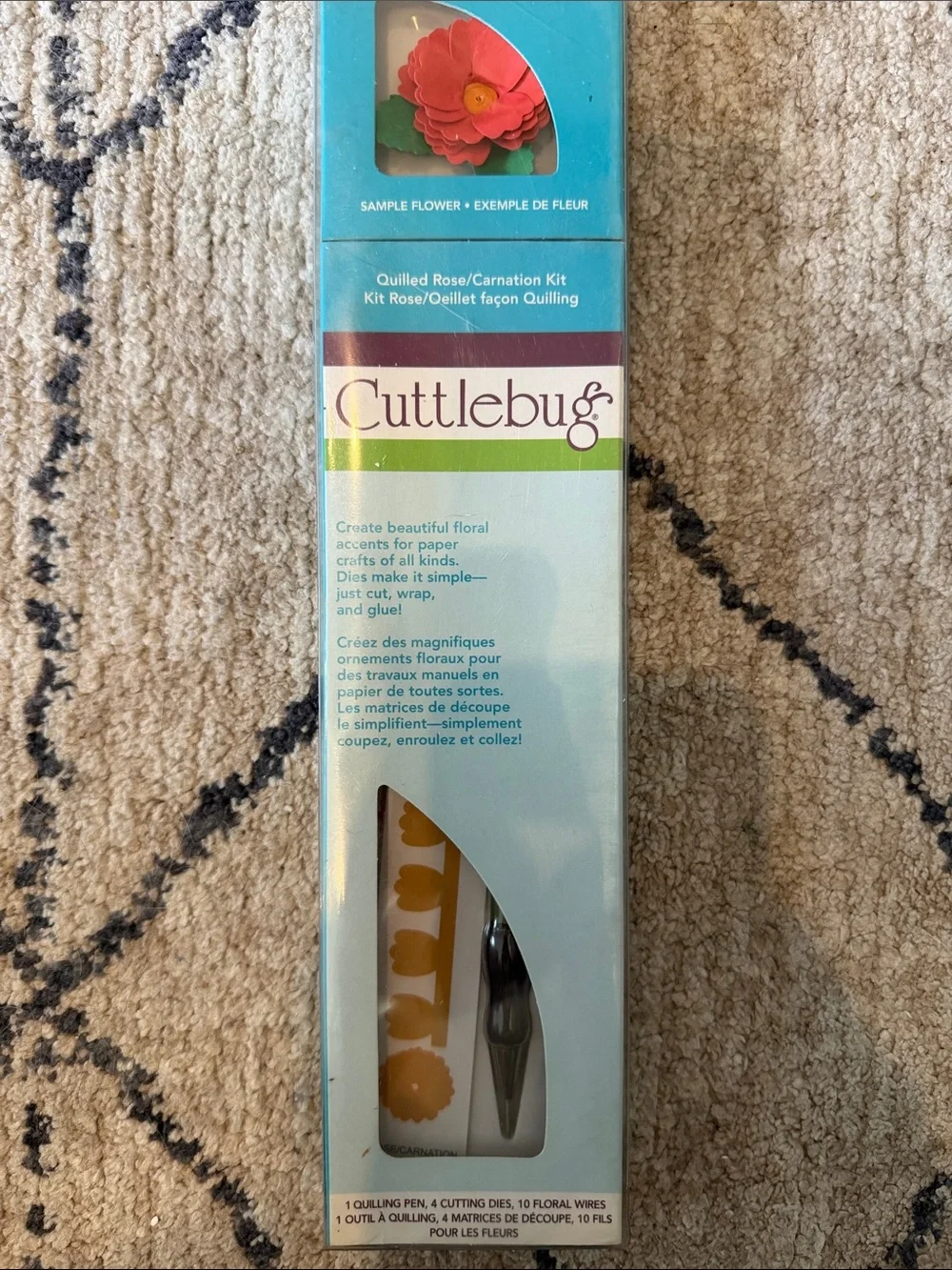 Cuttlebug Quilled Flower Kits Lot of 3 NWT Paper Flowers